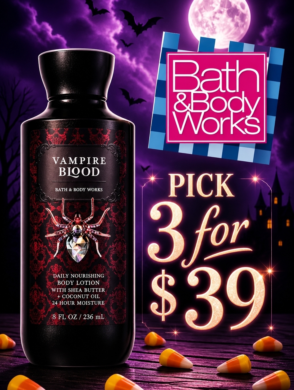 Vampire Blood Body Lotion By Bath & Body Works